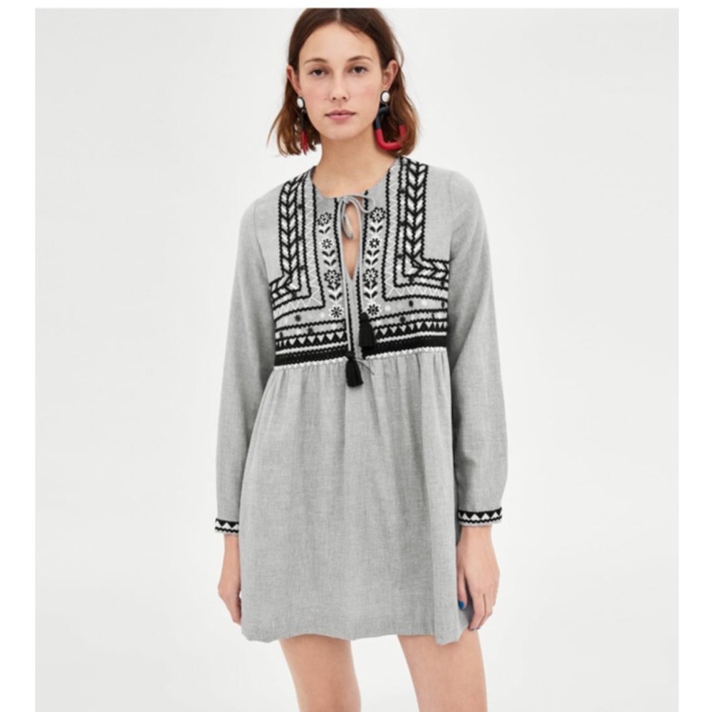 Zara Embroidery dress